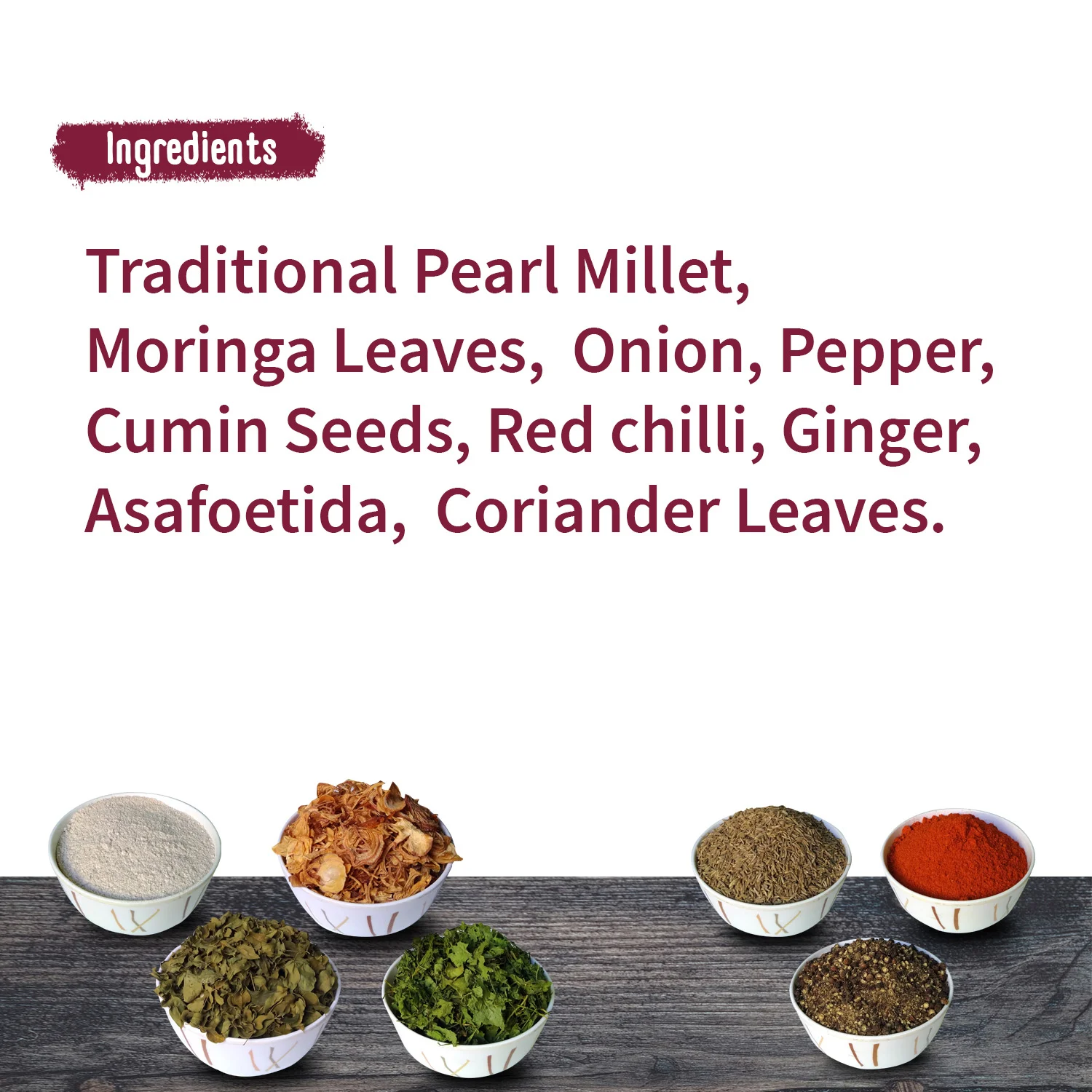 Traditional Pearl Millet Moringa Leaves Dosa Mix 300 gram