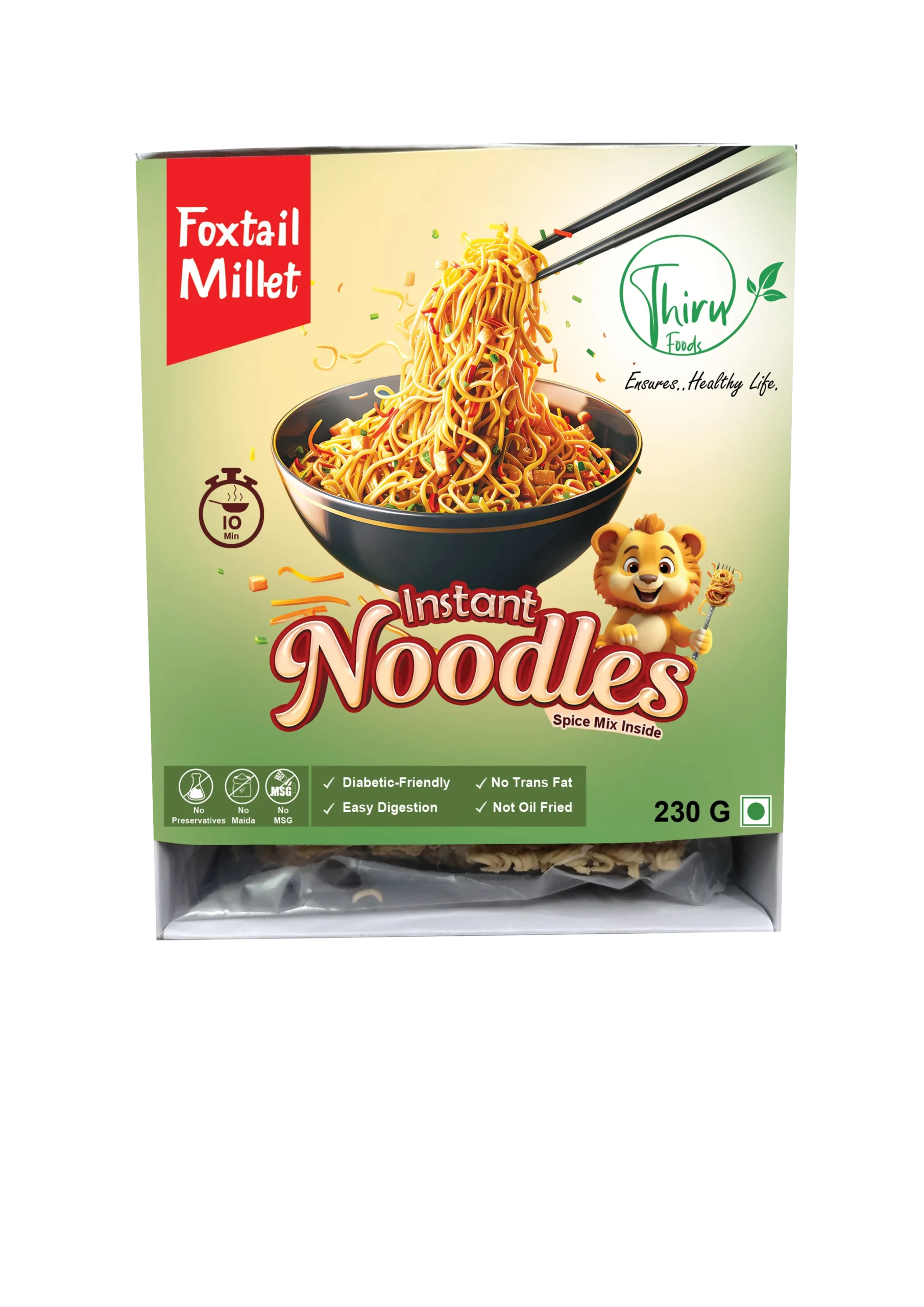 Foxtail Millet Instant Noodles 230 gram