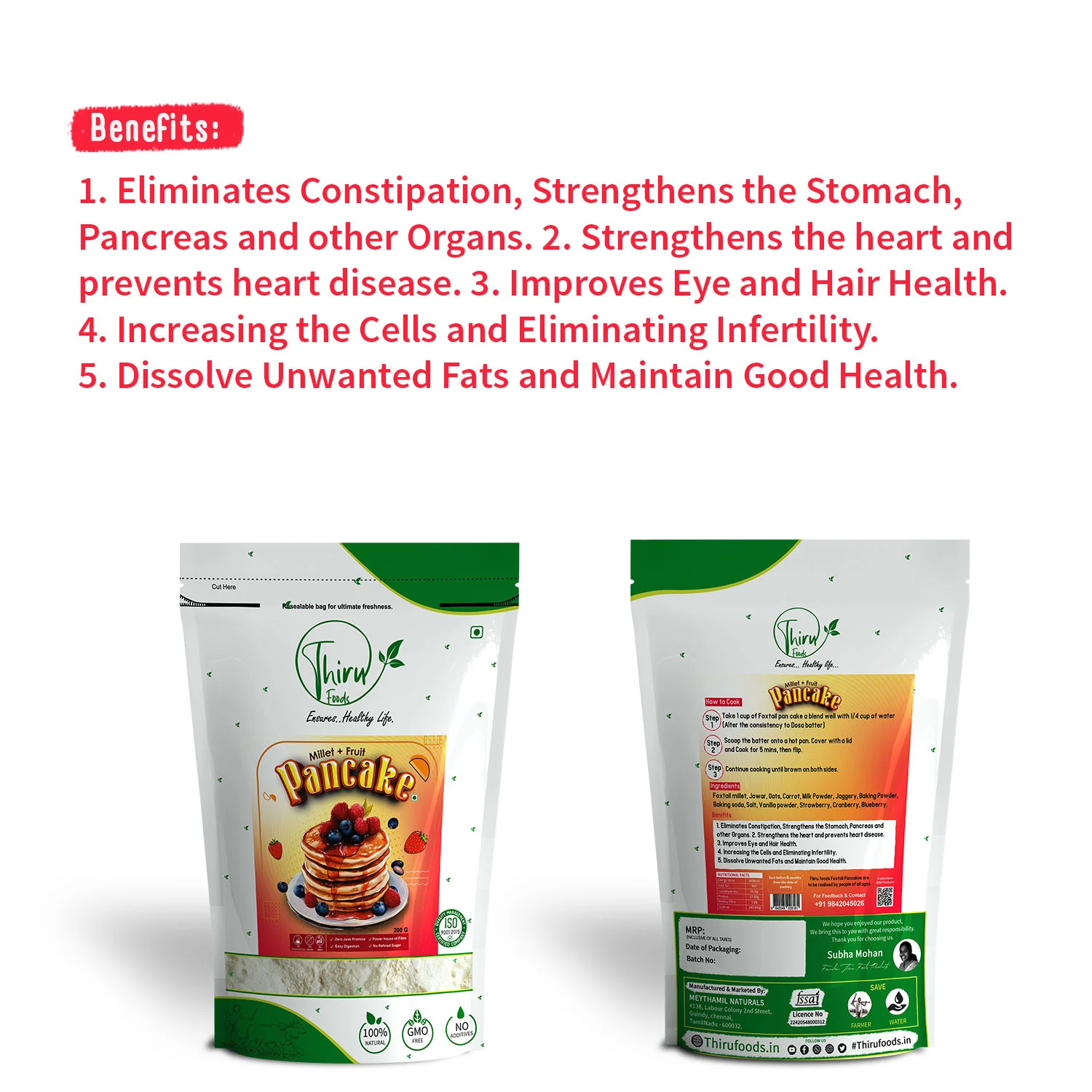 Millet Pancake 200 gram