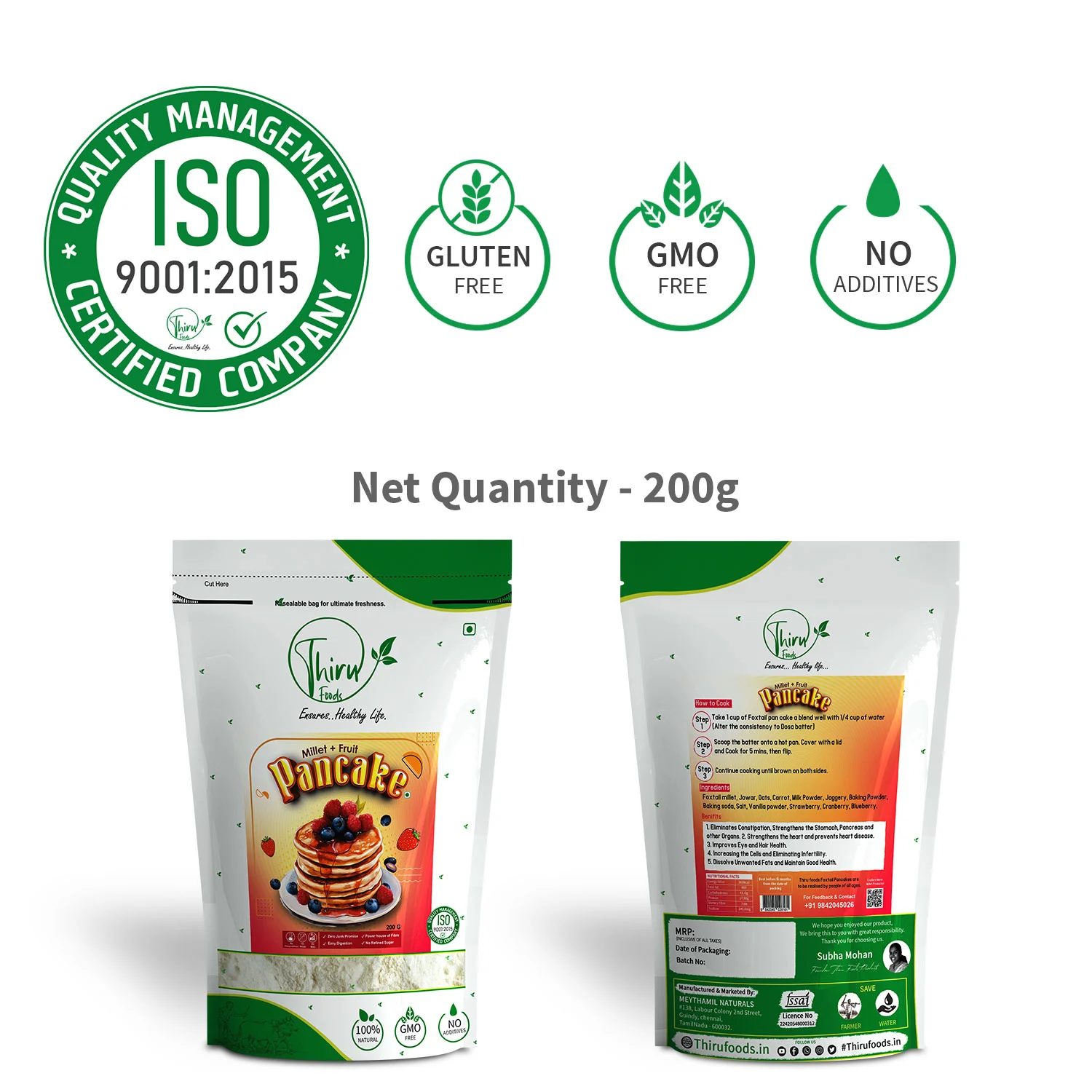 Millet Pancake 200 gram